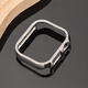 UNIKING適用于蘋(píng)果手表保護殼iwatch S10金屬半包仿鉆保護套applewatchS9/8/7帶鉆s6/5/4/3/2/1/se女Ultra 仿鉆殼【銀色】 適用：iWatch S10【46