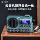 不見不散BV800收音機(jī)藍(lán)牙音箱一體機(jī)隨身便攜式老年人收音機(jī)戶外小型音響可插卡插u盤mp3音樂播放器 青雀藍(lán)