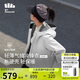 蕉下（beneunder）三合一沖鋒衣LS19523女短外套風(fēng)衣防風(fēng)氣絨保暖棉服 藤霧灰S