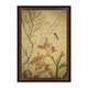 喜上枝頭客廳書(shū)房花鳥(niǎo)圖麻雀掛畫(huà)中古風(fēng)植物裝飾畫(huà)玄關(guān)純手繪油畫(huà) A 純手繪油畫(huà) 單幅 外框60*85cm（畫(huà)芯50*75cm 胡桃