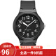 卡西歐(CASIO)學(xué)生兒童表 男士橡膠帶運(yùn)動(dòng)手表 黑盤白色數(shù)字MW-240-1B