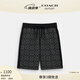 蔻馳（COACH）奧萊男士經(jīng)典標(biāo)志短褲 木炭灰色 經(jīng)典標(biāo)識 M