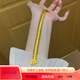 展緣黃金三馬鞭手鏈女新款999足金包銀時(shí)尚輕奢手飾生日禮物送女友 重約55克左右 包金2.5克