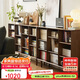 香木語(yǔ)實(shí)木書架矮柜落地格子柜客廳置物架家用孩童客廳簡(jiǎn)約收納架