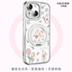 珂莉蔓適用蘋果15手機(jī)殼磁吸指環(huán)扣支架iphone15保護(hù)套超薄防摔散熱皮紋高級(jí)感卡通ins可愛女生-草莓兔嘰