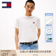 TOMMY JEANS【純色純棉】25新款夏季男裝平紋針織潮流刺繡短袖T恤20322