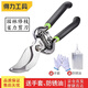 得力（deli）果樹剪枝剪刀修枝剪省力剪子園林盆栽花卉園藝修剪樹枝剪粗枝 碳鋼花木剪DL2778