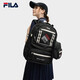 FILA 斐樂官方易烊千璽同款情侶款背包多口袋雙肩包電腦包休閑書包
