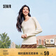 森馬（Semir）長袖T恤女吸濕發(fā)熱抗菌緊身內(nèi)搭2024圓領(lǐng)抓絨套頭衫109724101007