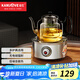 金灶（KAMJOVE）多功能用小型電陶爐煮茶燒水爐泡茶爐煮茶爐低輻射不挑鍋具 CH-200A 不銹鋼色（不含壺）