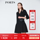 PORTS寶姿  新品商場(chǎng)同款連衣裙女裝修身連衣裙SN8D007HFD015 黑色 L (8)