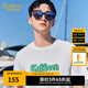 卡賓（CABBEEN）【涼感】索羅那短袖T恤男2024夏季新款漸變LOGO印花潮牌純色 漂白色02 2XL /185/54