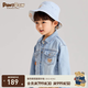 PawinPaw卡通小熊童裝春夏男寶寶休閑風(fēng)純棉時尚牛仔外套 牛仔藍(lán)色/55 110 cm