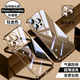 愛(ài).在加適用蘋(píng)果16promax手機(jī)殼2025新款iphone16pro透明硬15promax高級(jí)商務(wù)14簡(jiǎn)約男女13電鍍自帶藍(lán)鉆膜 沙漠鈦金色【不發(fā)黃】 蘋(píng)果16proamx手機(jī)殼