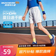 Skechers斯凱奇兒童夏季短褲男女童休閑時(shí)尚透氣舒適戶外運(yùn)動(dòng)褲P225K070