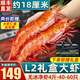 首鮮道 原裝阿根廷紅蝦超大大蝦【凈重4斤40-60只】蝦類(lèi)生鮮似紅魔蝦