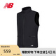 NEW BALANCE25年男款潮流舒適休閑百搭運動跑步馬甲MV51620 BK M
