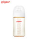 貝親（Pigeon)奶瓶嬰兒寬口徑ppsu材質(zhì)奶瓶 自然實(shí)感第3代 240ml 6-9月 配L奶嘴