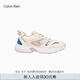 Calvin KleinJeans【七夕禮物】男士ck撞色拼接厚底網(wǎng)球鞋休閑運(yùn)動(dòng)鞋ZM02670 01S-牛乳白 42