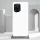 適用OPPO FindX5后蓋findx5手機電池蓋玻璃后屏外殼背屏蓋板更換 顏色：白色塑料#煥然一新 適配FindX5帶鏡框/散熱防震