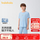 巴拉巴拉兒童睡衣套裝夏季男女童家居服竹纖維可外出透氣舒適208225171204