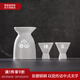 景德鎮(zhèn)（jdz）官方陶瓷家用中式小容量玲瓏白酒分酒器小酒杯酒盅酒具套裝送禮 小酒吉祥酒具套裝
