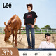 Lee【張凌赫代言】涼涼褲春夏723修身中腰直腳中深藍輕薄男牛仔褲 中深藍 32