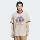 三葉草（Adidas）阿迪達斯ADIDAS三葉草男女裝運動(dòng)短袖圓領(lǐng)T恤KC0288 淺卡其  M 