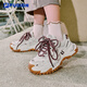 FILA FUSION斐樂潮牌女鞋BIANCO厚底潮鞋2025秋冬硬糖鞋老爹鞋