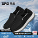 零度Zero輕奢布鞋透氣一腳蹬男鞋時(shí)尚舒適百搭軟底健步休閑鞋男