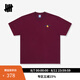 UNDEFEATED五條杠官方春季新品美式潮流LOGO拳套寬松落肩短袖T恤 紅色 M