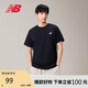 NEW BALANCE 25年上衣男款潮流時(shí)尚百搭舒適短袖T恤MT51985 BK L 