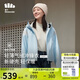蕉下（beneunder）三合一沖鋒衣LS19523女短外套風(fēng)衣防風(fēng)氣絨保暖棉服 清羽藍(lán)S