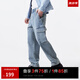 杰克·瓊斯（JACK&JONES）衣服男裝907寬松牛仔褲男錐形工裝褲微彈淺色褲子潮流品牌男褲 C40淺牛仔藍 常規(guī) C40淺牛仔藍 M （175)RW