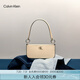 Calvin Klein時(shí)尚腋下包禮物通勤洋氣包包金屬字母拉鏈CK女包單肩法棍包DH3237 280-杏仁黃 OS
