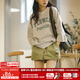 馬登女裝 美式休閑運(yùn)動(dòng)短褲百搭顯瘦松緊褲簡(jiǎn)約純色基礎(chǔ)款短褲夏 抹茶色 馬登工裝 M