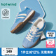 熱風(fēng)（Hotwind）德訓(xùn)鞋女款2025年春季新款運(yùn)動休閑鞋戶外慢跑鞋通勤阿甘板鞋 06蘭色 37 235mm