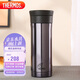 膳魔師（THERMOS）保冷保溫杯470ml高真空不銹鋼戶外運動旅行帶茶漏水杯CMK-501 BKP