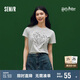 森馬（Semir）涼感T|哈利波特聯(lián)名短袖T恤女正肩2025速干顯瘦上衣109325100044