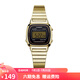 卡西歐（CASIO）手表 經典方塊小金表時尚ins復古男表女表情侶表夜光電子表 LA670WGA-1D 24mm表盤