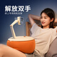 駿虹驍U(kuò)2磁吸手機(jī)抱枕支架手機(jī)架床上懶人抱枕支架平板ipad支撐架桌面追劇沙發(fā)躺床玩手機(jī)支架d U2M磁吸款【手機(jī)專用】月灰色 雙節(jié)臂