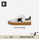 STARTER【德訓(xùn)系列】龔俊明星同款休閑千金德訓(xùn)T頭星星軟木板鞋復(fù)古男女 白色 （建議腳背寬/高拍大一碼） 38