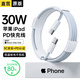 固質(zhì)蘋果ipad充電器充電線Pro快充套裝Air4/5代2022/第10代/2024/2025款mini6代平板雙Type-c數(shù)據(jù)線 【專注iPad全系】type-c編織快充線-1米