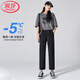 浪莎冰絲運動(dòng)褲女士速干長(cháng)褲夏季空調薄款網(wǎng)眼寬松透氣情侶休閑褲子女