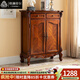 格瀾帝爾（growdear）美式鞋柜歐式玄關(guān)家具多層大容量門(mén)口儲(chǔ)物柜收納柜儲(chǔ)物柜 雙門(mén)（長(zhǎng)900mm）