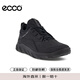 愛步（ECCO）運動鞋款襪套拼色防滑跑步鞋 驅動820184 02001黑色 41