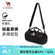 駱駝（CAMEL）戶外運(yùn)動(dòng)單肩包男女斜挎包健身小包休閑挎包單肩背包時(shí)尚駝包 黑色，573C426019B