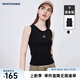 Navigare意大利小帆船圓領(lǐng)針織背心女夏季修身內(nèi)搭吊帶衫顯瘦百搭打底衫 暗夜黑 L
