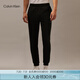 Calvin Klein運動春秋男士簡約ck字母松緊腰束腳休閑褲衛(wèi)褲運動褲GMS4P634 BAE-太空黑 L