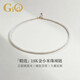 GiO珠寶 淡水小米珠珍珠項(xiàng)鏈年輕款鎖骨鏈送女友送老婆生日禮物自戴